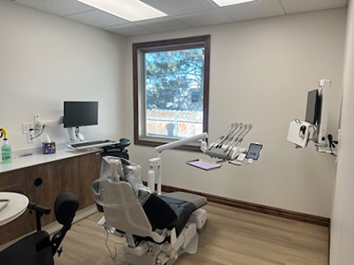 dental operatory at Family Dental Center in Nampa, ID